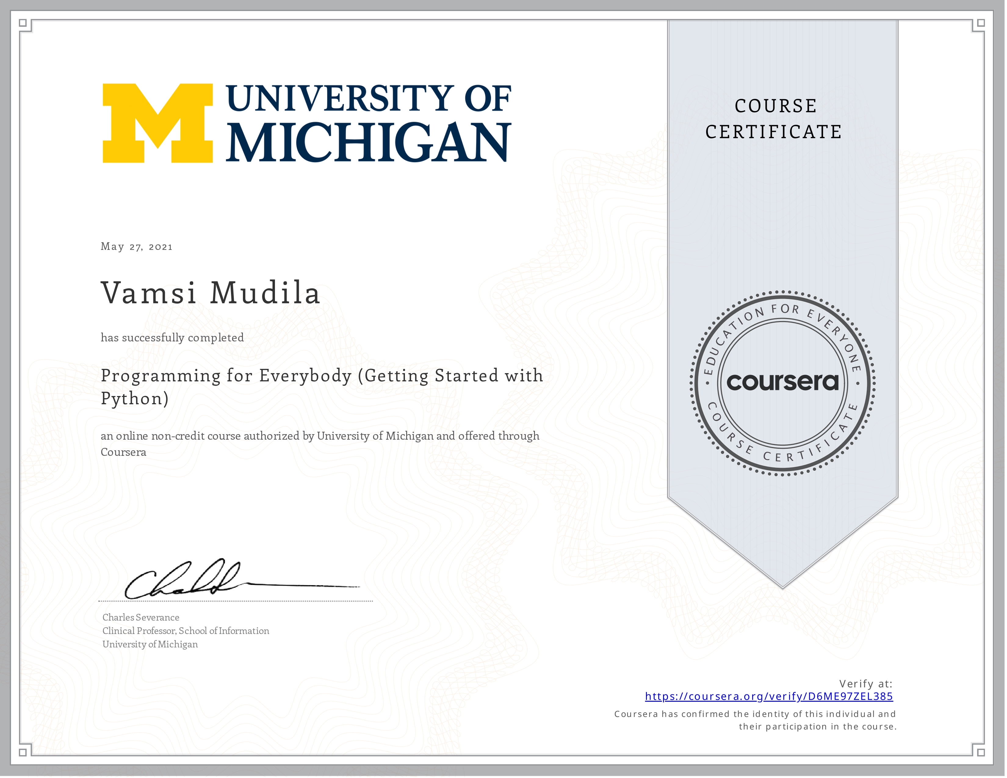 Programming for Everybody (Python)